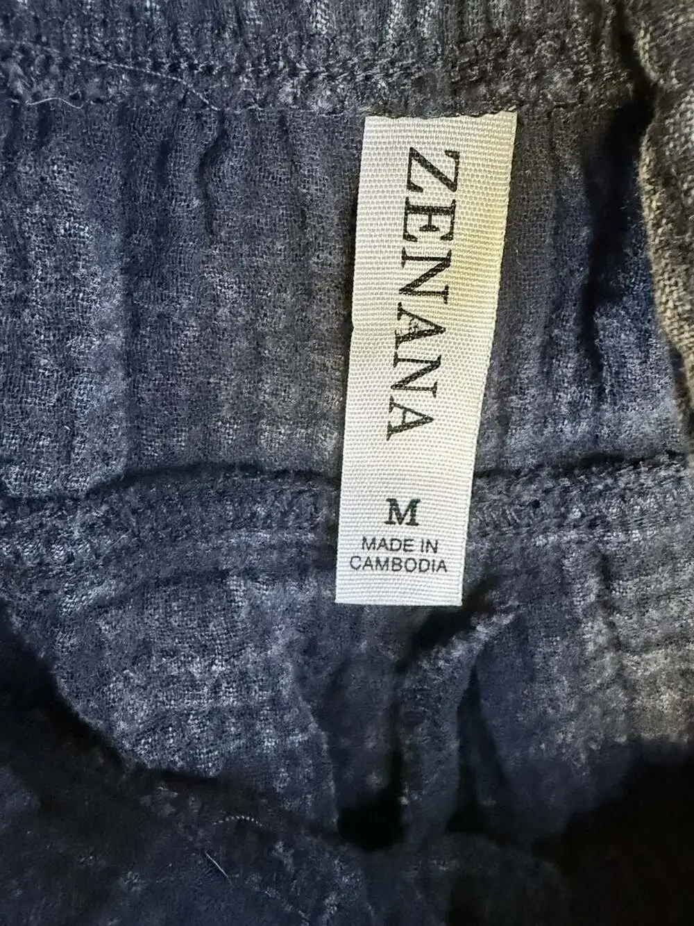 Zenana Double Gauze Acid Wash Overalls Romper Size M - Picture 4 of 5